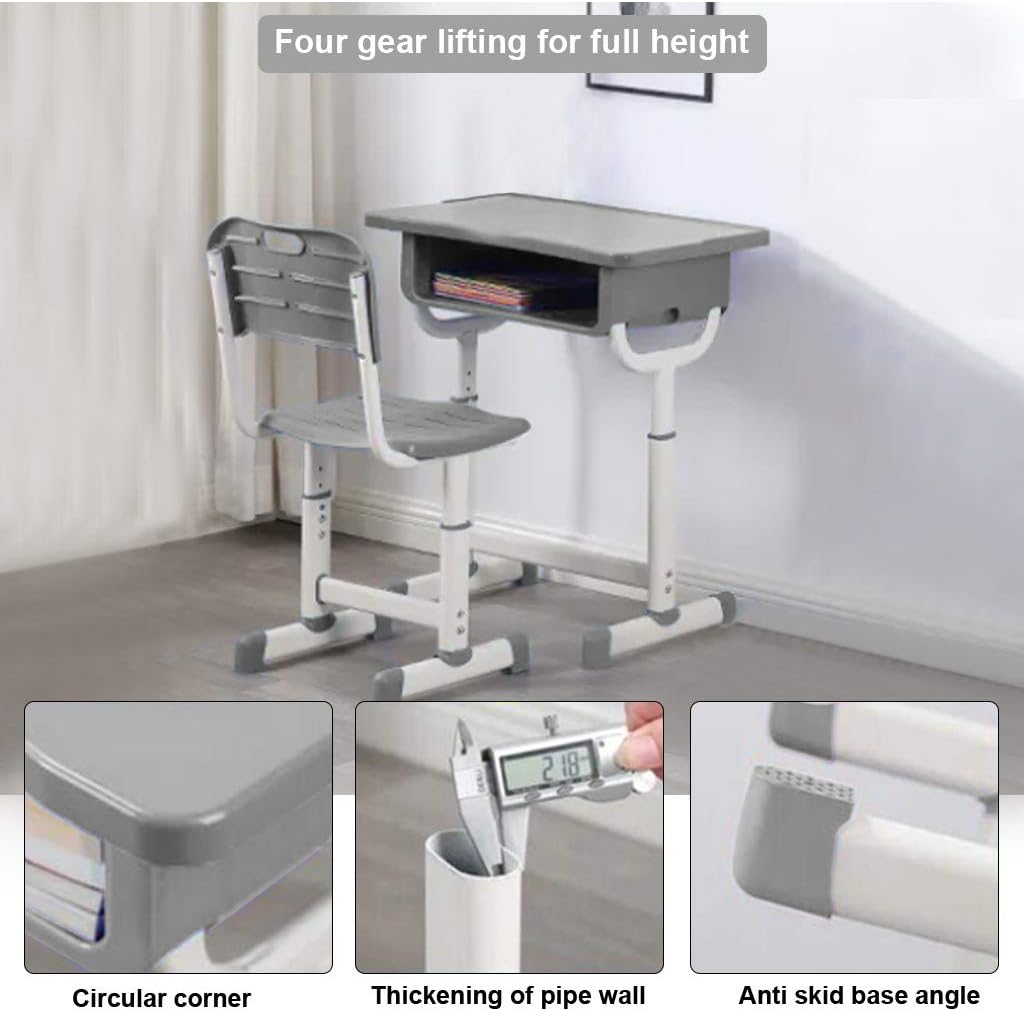 Flаѕh Dеаlѕ - 80% оƒƒ Kids Desk and Chair Set (Final Days!!), Height Adjustable Ergonomic Student Study Table and Chair,Large Storage Drawer, for 4,5,6,7,8-13 Year Old Boys Girls Students Children Flаѕh Dеаlѕ - 70% оƒƒ Kids Desk and Chair Set (Final Days!!), Height Adjustable Ergonomic Student Study Table and Chair,Large Storage Drawer, for 4,5,6,7,8-13 Year Old Boys Girls Students Children