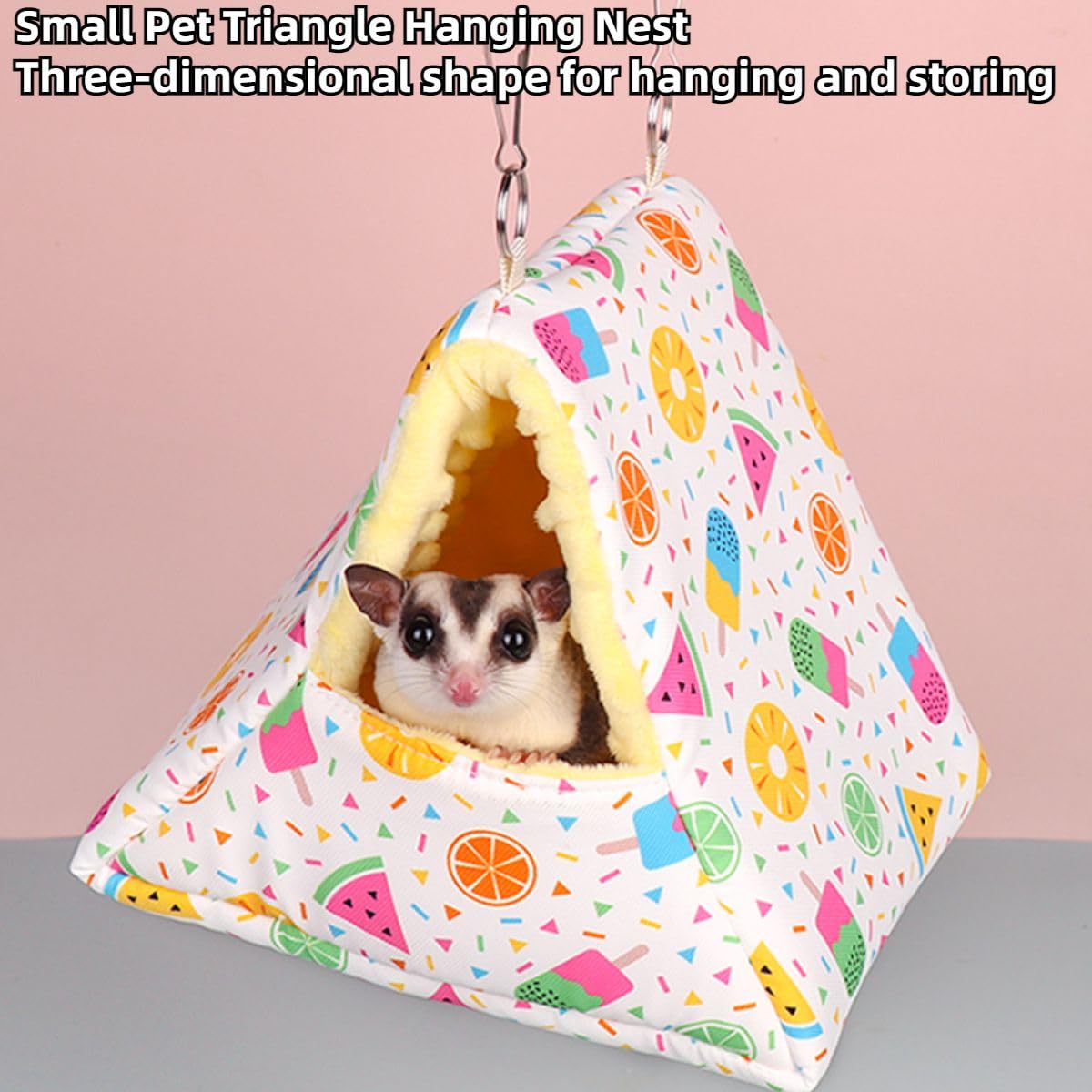 Hedgehog Hideout Sugar Glider Hamster Mini Sleeping Pouch | PETOPIA Sugar  Glider Bedding Guinea Pig Cuddle Sack, image size:1200x1200
