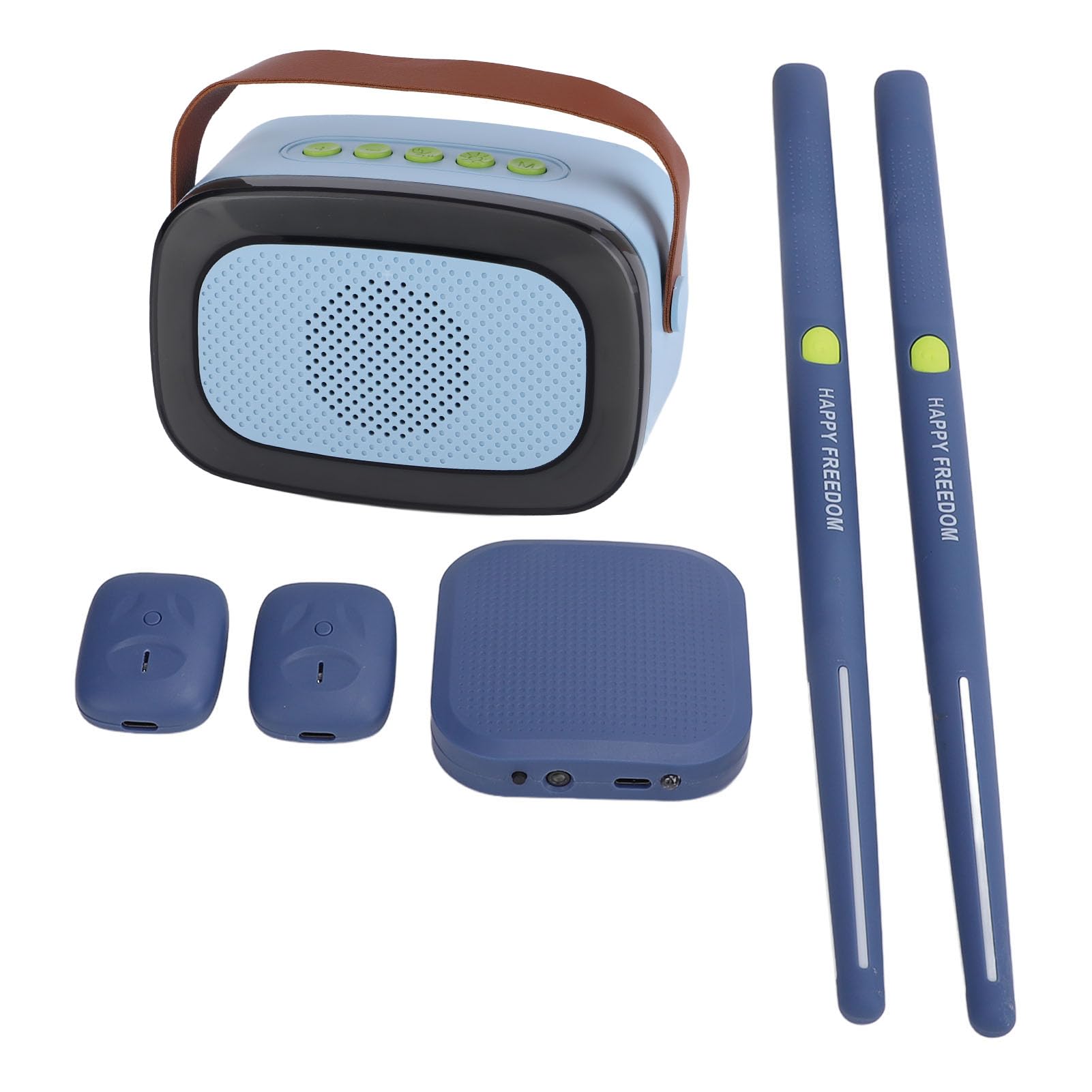 Set di Batteria Virtuale, Set di Batteria Elettronica Professionale Leggero e Portatile, Rilevamento del Movimento 3D Facile da Suonare per Giardino per Principianti (#3)