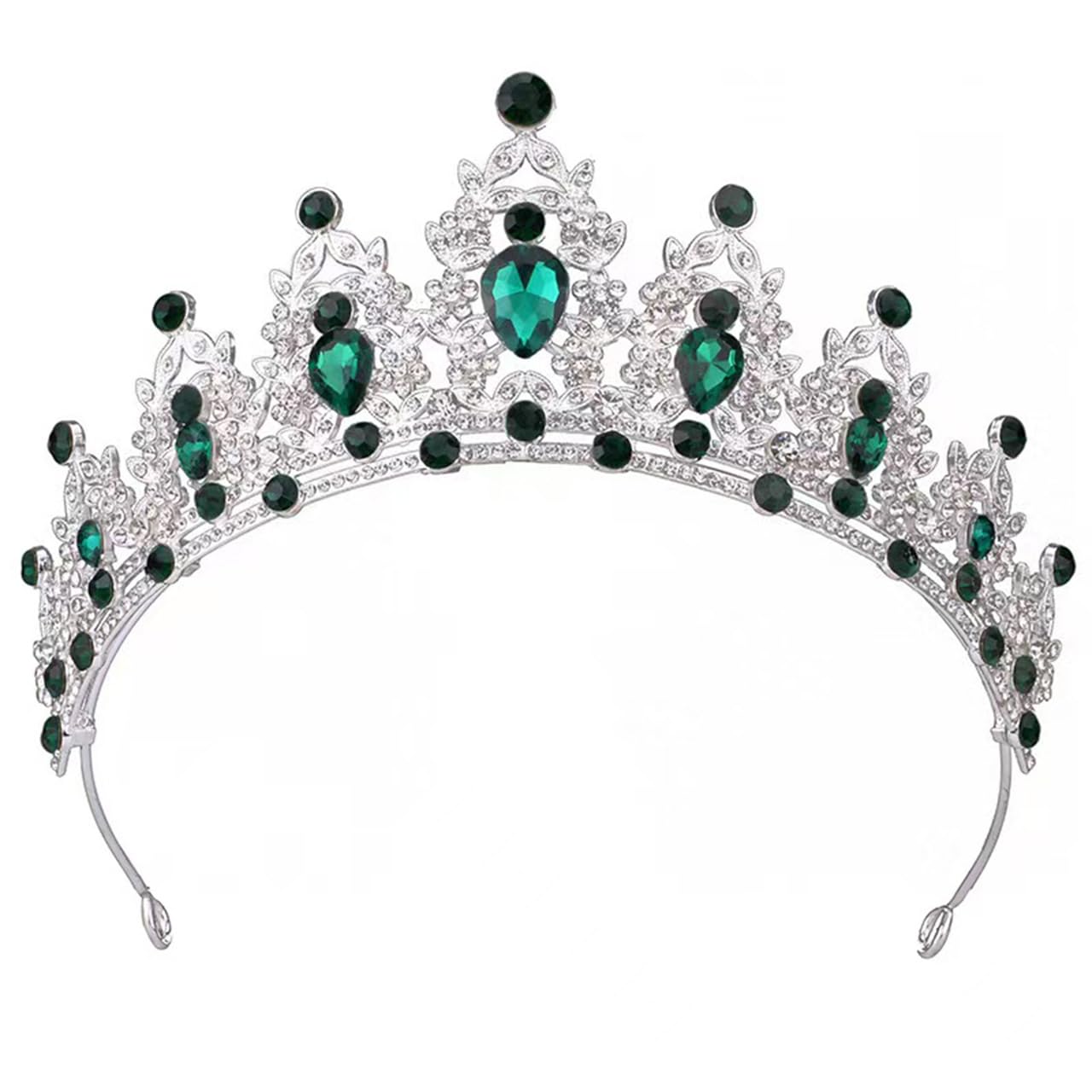 New women crown tiara Bridal Bridesmaid crystal headpiece birthday
