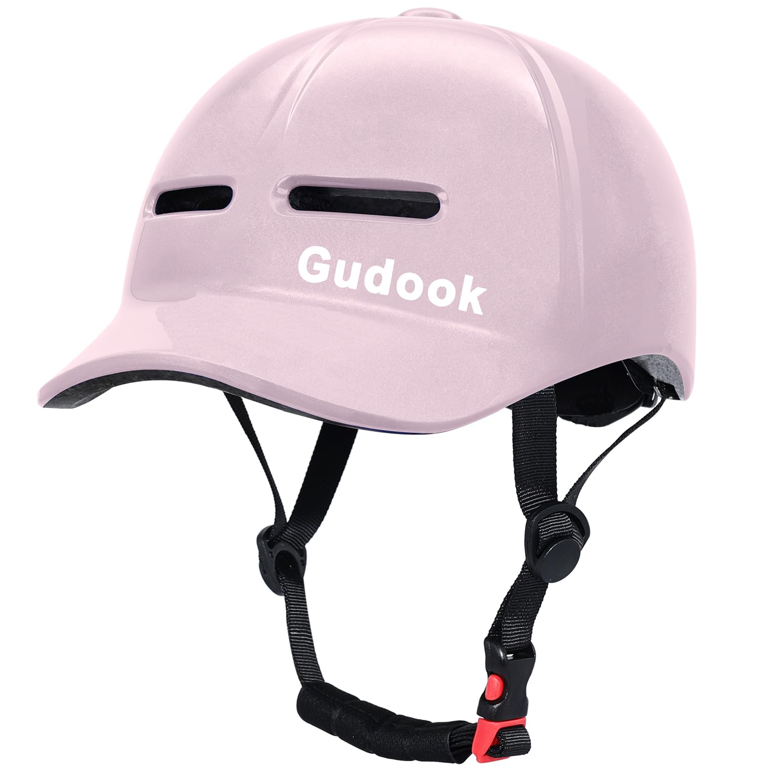 Gudook Adult Bike Helmets for Men - Women Bicycle Helmet - Certified Comfort Lightweight Adjustable Baseball Cap Style Cycling Helmet for Urban
