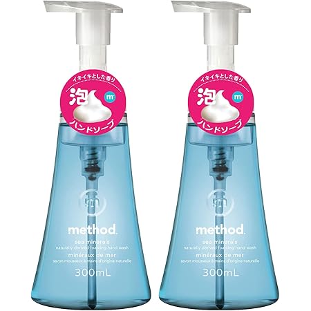 Amazon ハンドソープ 泡 おしゃれ メソッド Method シーミネラルズ 手洗い 本体 300ml 2個 ボトル メソッド Method ビューティー 通販