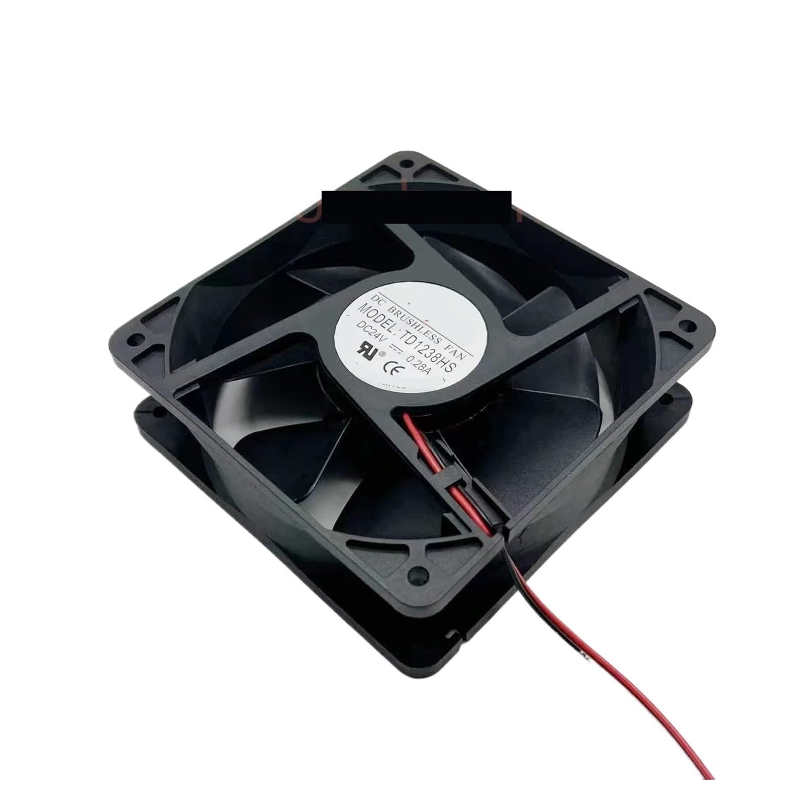 UITGVDQAT TD1238HS DC 24V 0.28A 120x120x38mm 2-Wire Server Cooling Fan