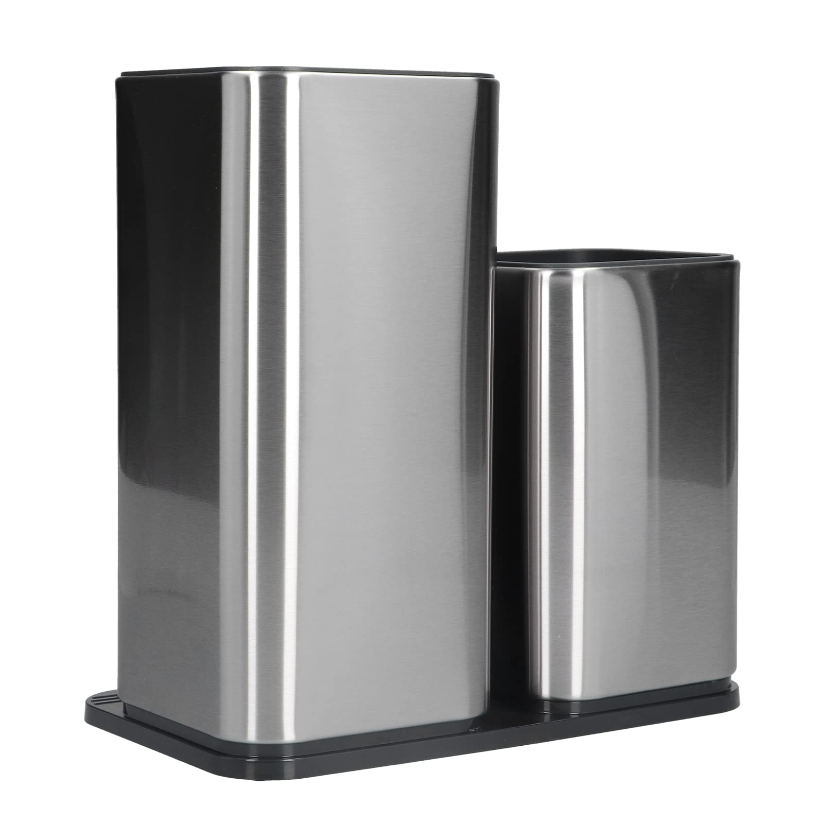 Soporte para cuchillos 2 en 1 con organizador de tabla de cortar, accesorio de almacenamiento de cocina de acero inoxidable para cocina