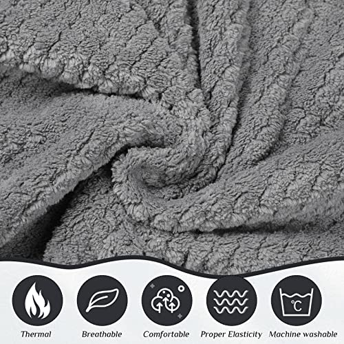 Image of 4 Pcs Towel Wrap for Women Waffle Spa Robe with Adjustable Closure Elastic Top Lightweight Wraps for Bath Shower