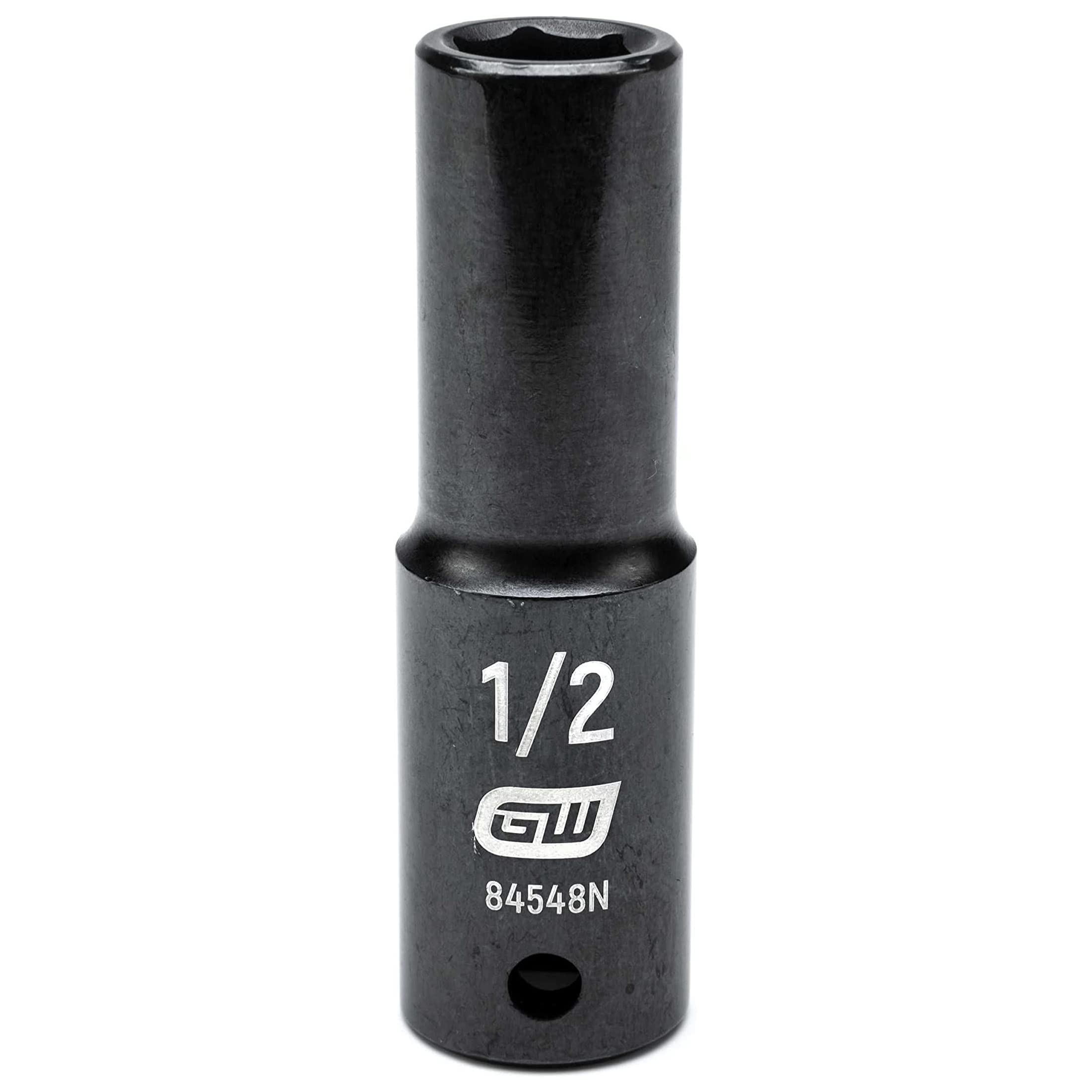 Douille à choc 1/2 deep impact SAE 6 pans noire pour clé 84548 N