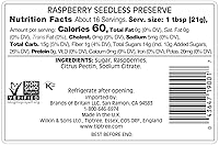 Vista 2 de Tiptree Conserva sin semillas de frambuesa, tarro de 12 onzas