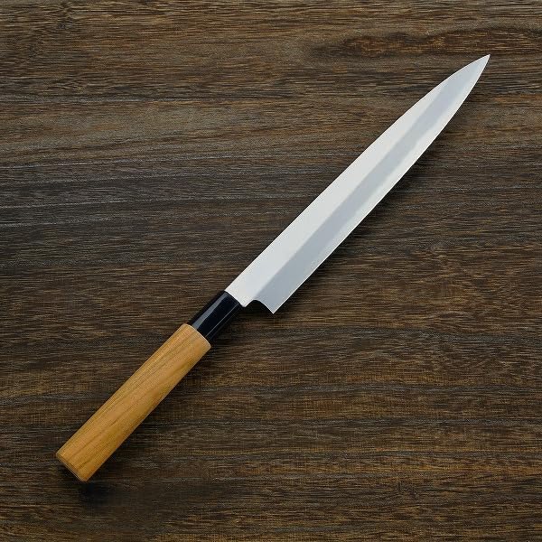 Amazon｜刺身包丁 240mm 青紙二号 桜柄 柳刃包丁｜柳刃包丁 オンライン通販