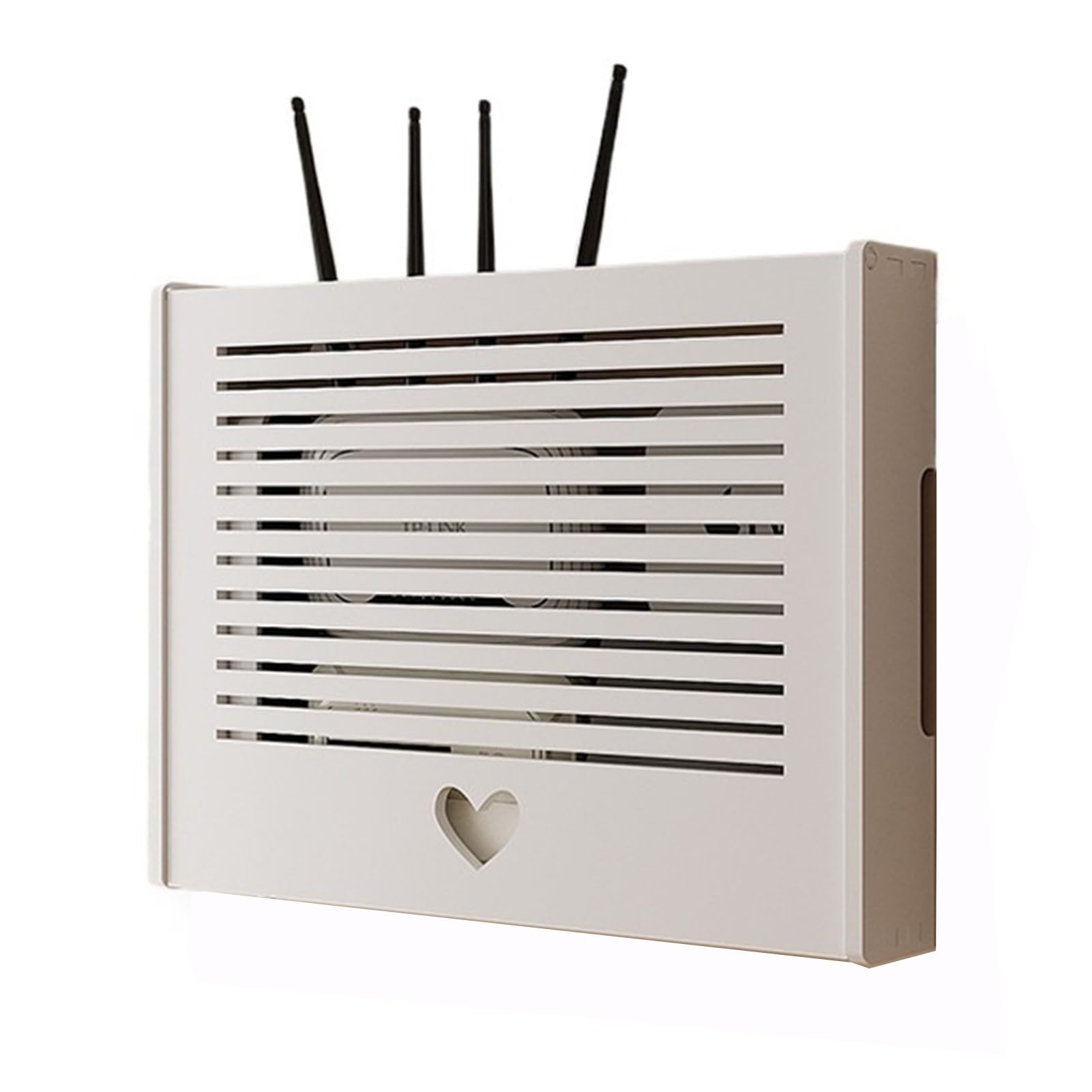 YAOHY WiFi Router Storage Box Set-top,Wall Mounted WiFi Box Hider,Modem Rack Cover, Router Cover Decorative Box Cable Management Hider Organizer for Office and Home(Style 2,18.8x14.9in/48x38cm)