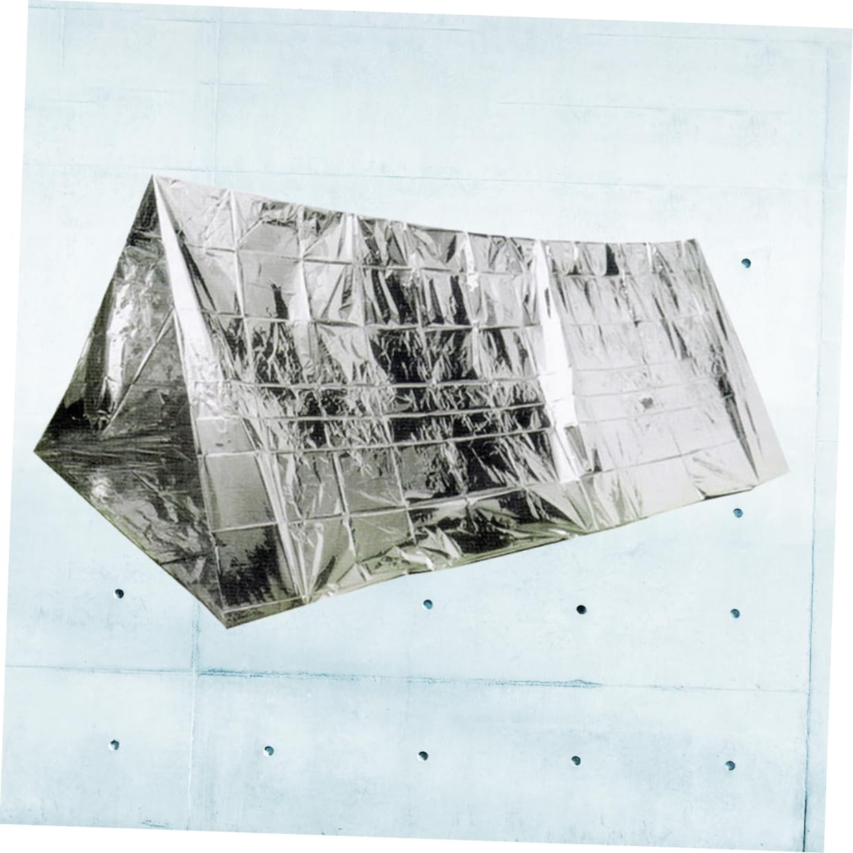 Abaodam Emergency Aluminum Foil Survival Tent First Aid Shelter for Camping Hiking Thermal Insulation for People Emergency Tube Tent with Reflective Design