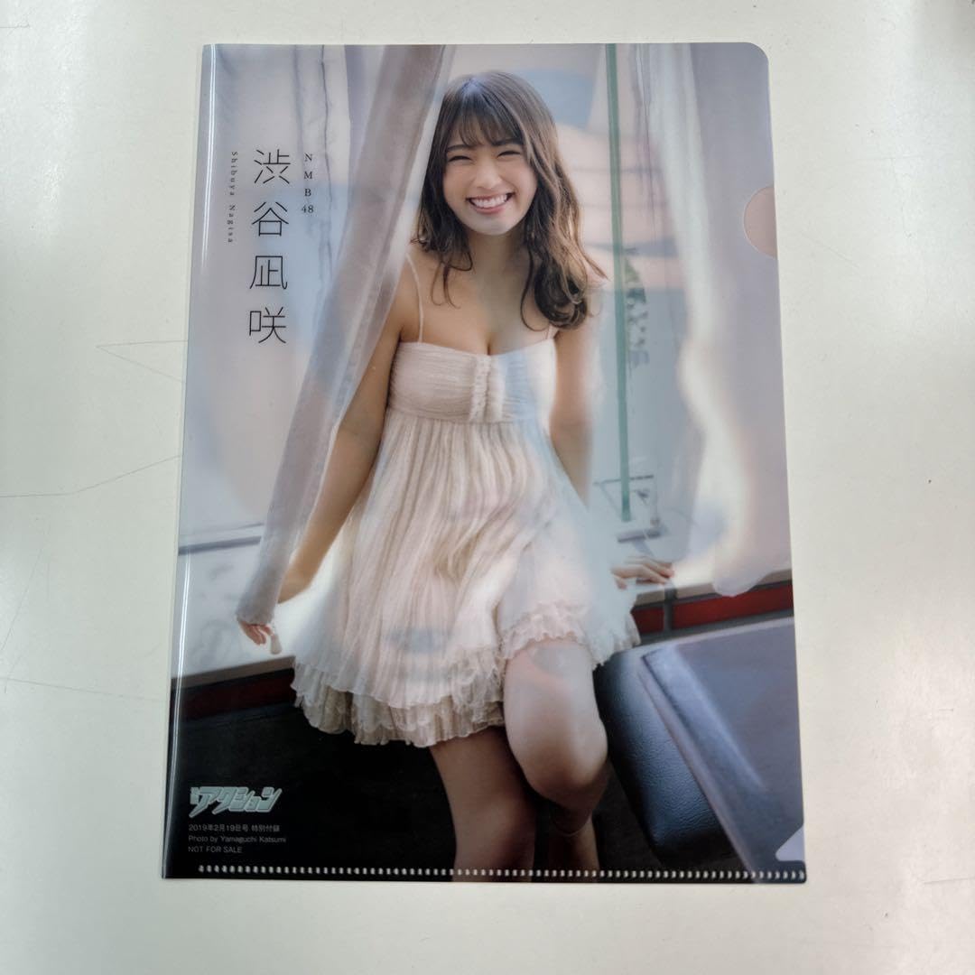 Amazon.co.jp: 渋谷凪咲 アクション限定 クリアーファイル NMB48 