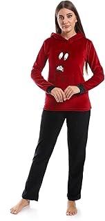 Andora Womens Stitched Hooded -36W24W30325 Pajama Set