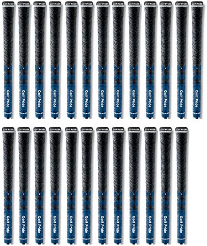 Golf Pride New Decade Multicompound (MCC) Midsize Blue 25 Piece Golf Grip Bundle