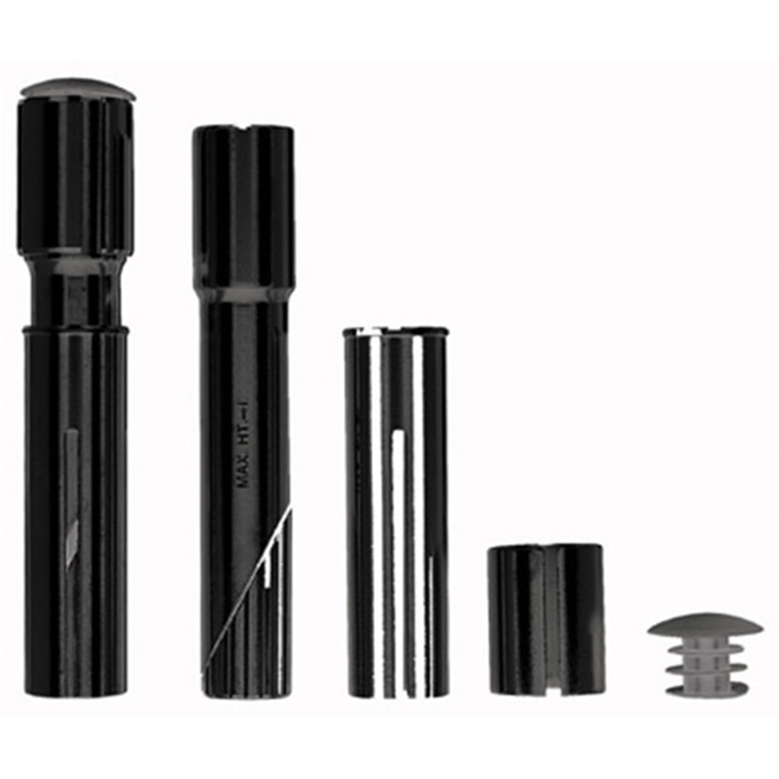 Humpert Podwyższenie wspornika przedniego gwintu/Ahead 1 + 1 1/8 aluminium czarne