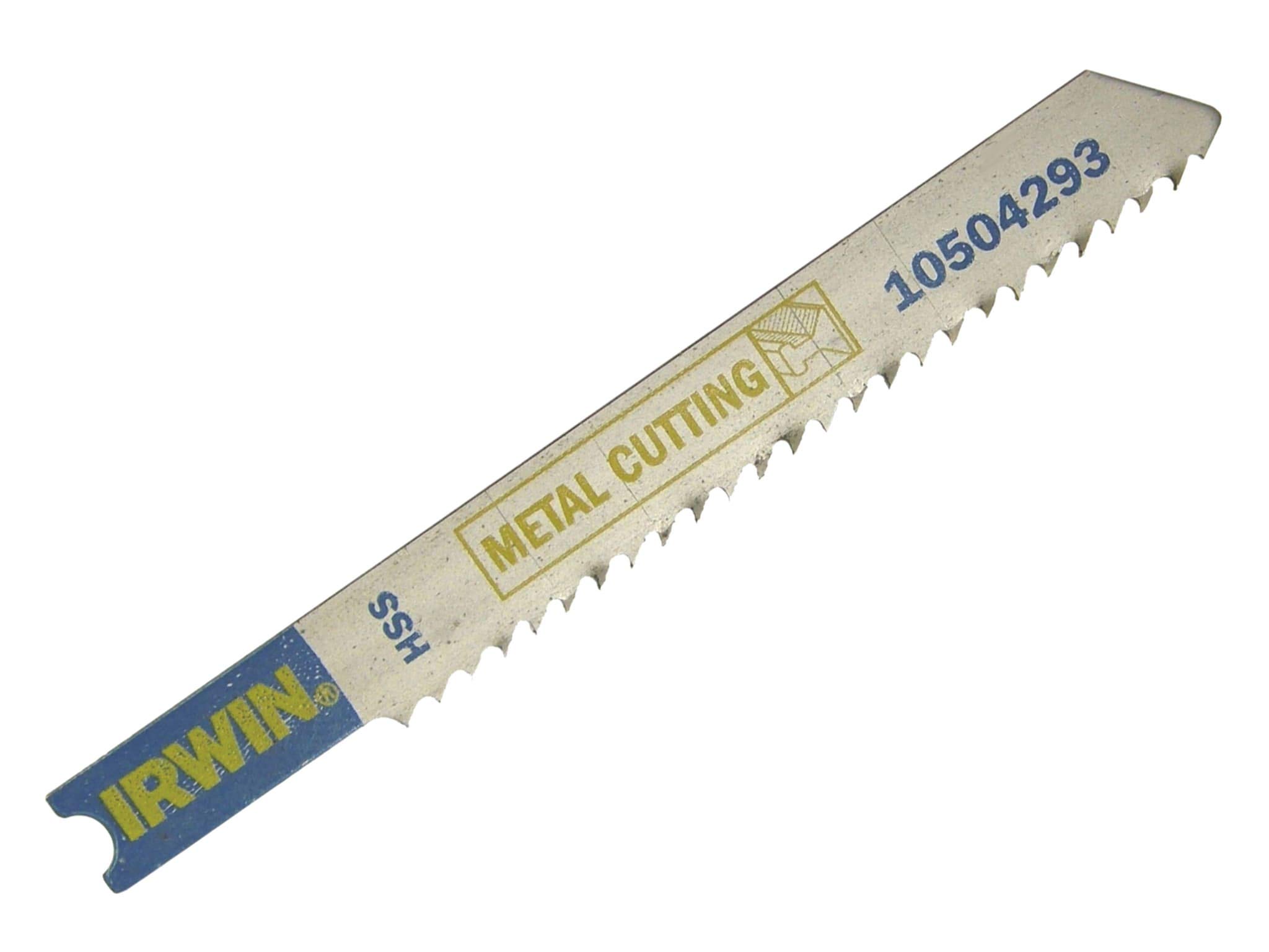 Irwin 10504294 U118G Jigsaw Blades Metal Cutting Pack Of 5 Irw10504294 from B&Q