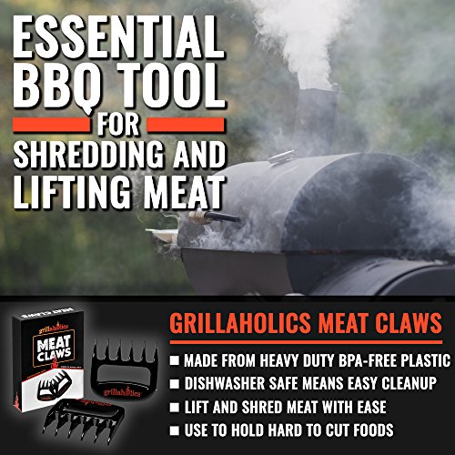 Grillaholics BBQ Meat Shredder Claws Wolverine Style UltraSharp