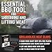 Grillaholics BBQ Meat Shredder Claws - Wolverine Style Ultra-Sharp Blades Quickly Lift Handle & Shred Meats - Best Dishwasher Safe Bear Claw Pulled Pork Meat Shredders in BBQ Grill Accessories (Black)
