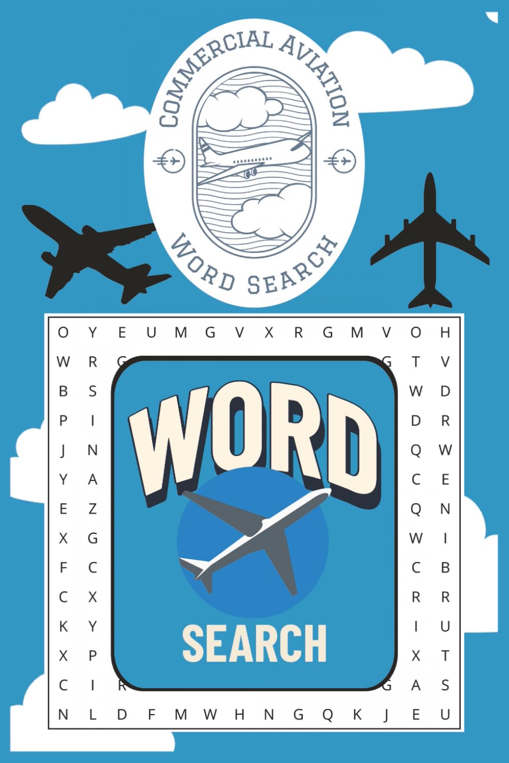 Commercial Aviation Word Search: Airlines, Airports & Passenger Aircraft Puzzles