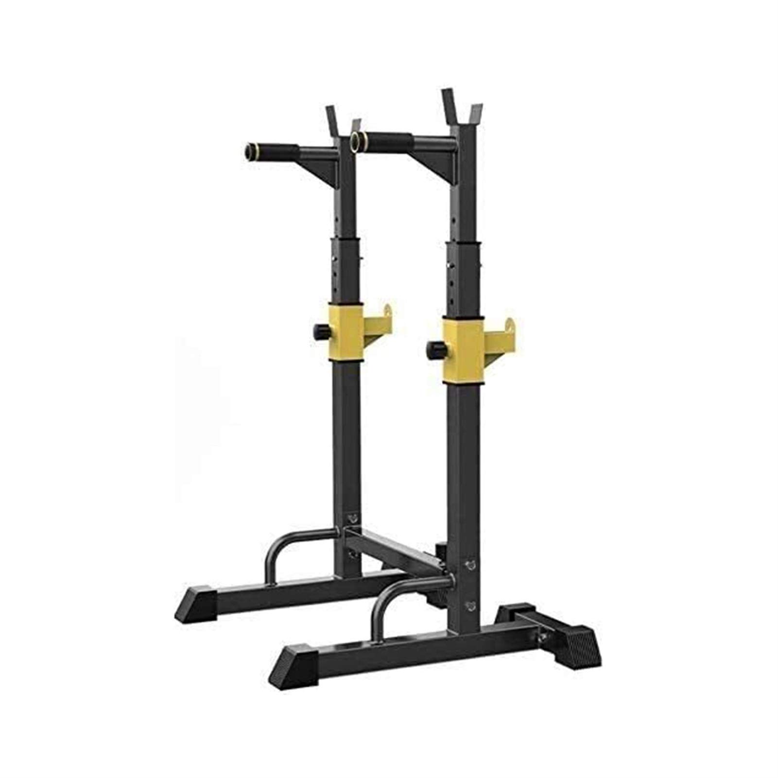SaryEdge Strength Training Fitness Exercise Equipment Multi-Function Capacity Dip Stand Home Gym Fitness Adjustable Squat Rack,