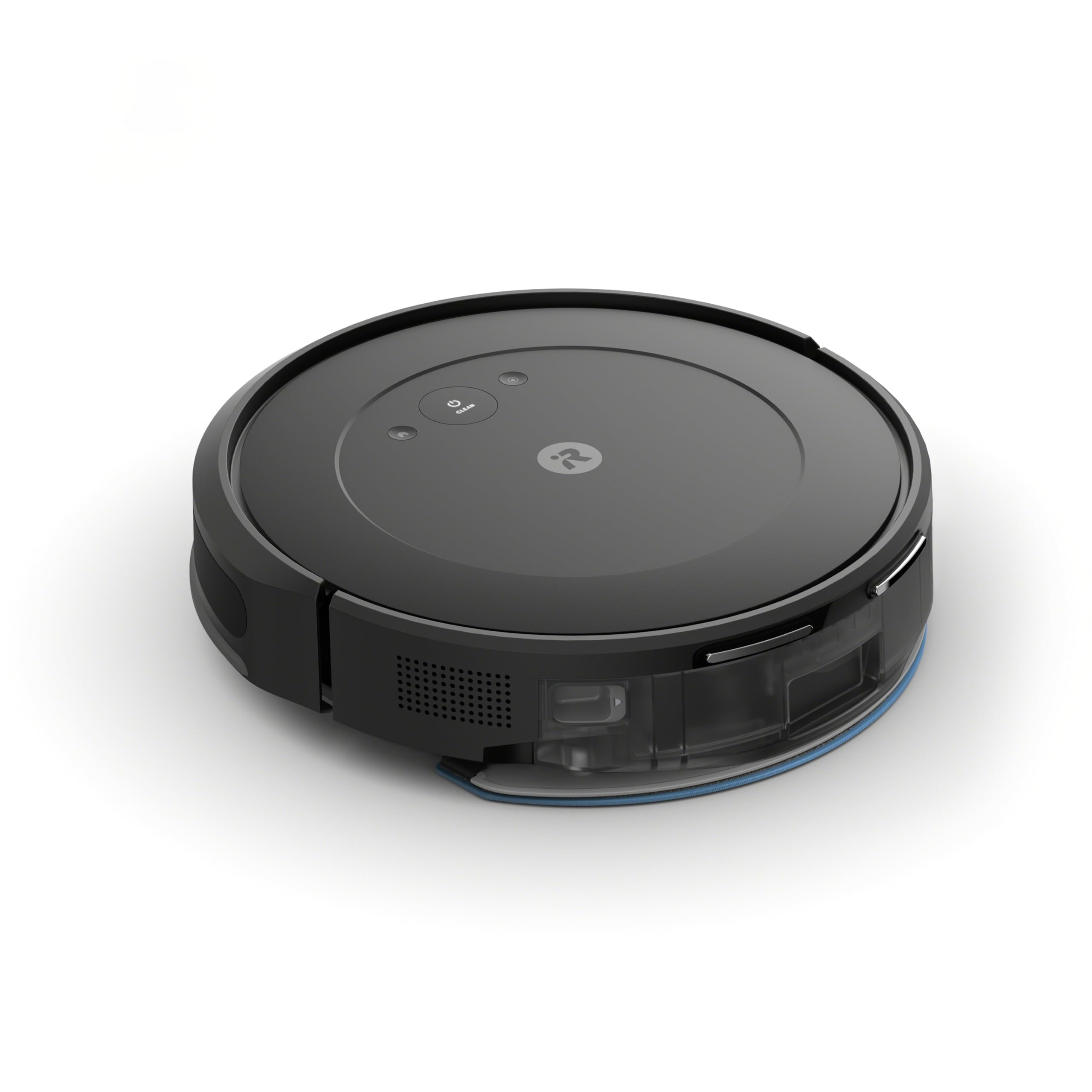 iRobot Roomba Combo 2 Essential con Stazione di Svuotamento Automatico, Robot Aspirapolvere Lavapavimenti, Sistema di Pulizia a 4 Stadi e 4 Livelli di Aspirazione, Controllabile tramite App, Nero