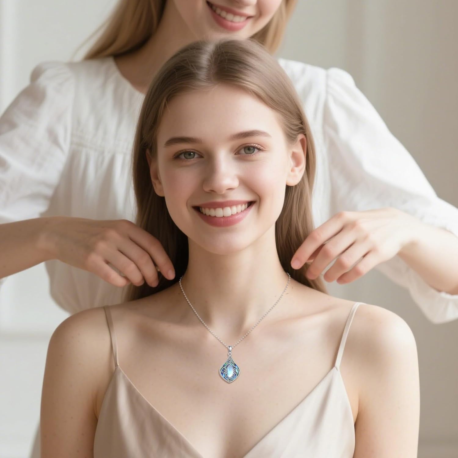 Star of David necklace for women - Twisted Infinity Necklace Handmade Jewelry for Men Women - Religious Judaica Amulet (Pendant+18+2 inch lobster clasp) - Image 5