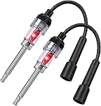 2PCS Inline Spark Plug Testers, Small Armature Diagnostic Detector Tool, Ignition Coil Tester for Engines for Automotive, Cars, Lawnmowers, Small & Big Internal/External Engines