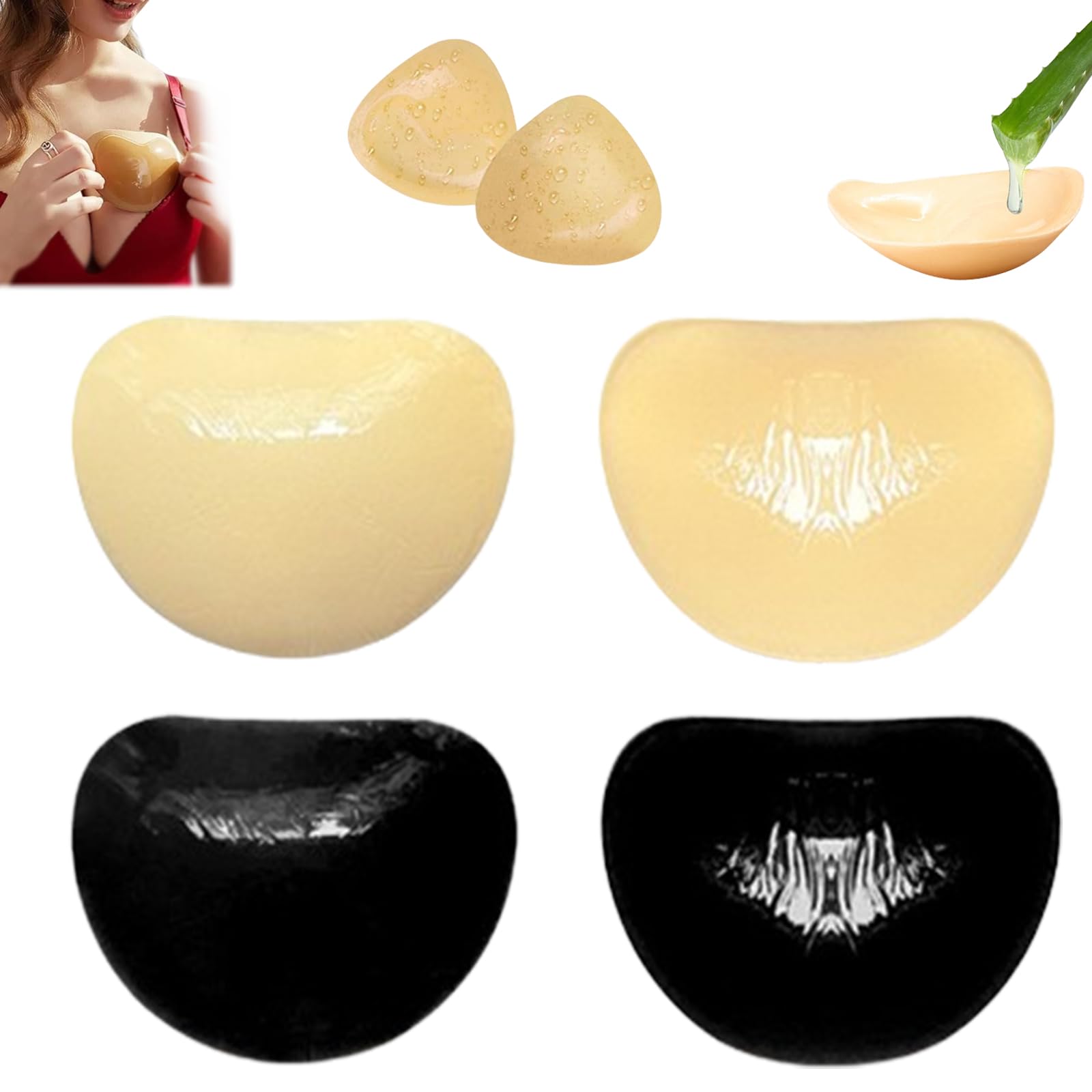 Bumbas Bra Insert,Bumbas Sticky Bra,Sticky Inserts Push Up,Snowy Sticky Bra Inserts,Boostcups Double-Sided Adhesive Push-Up Pads,Boostcups Sticky Bra,Breast Sticky Bra Inserts (Heart)