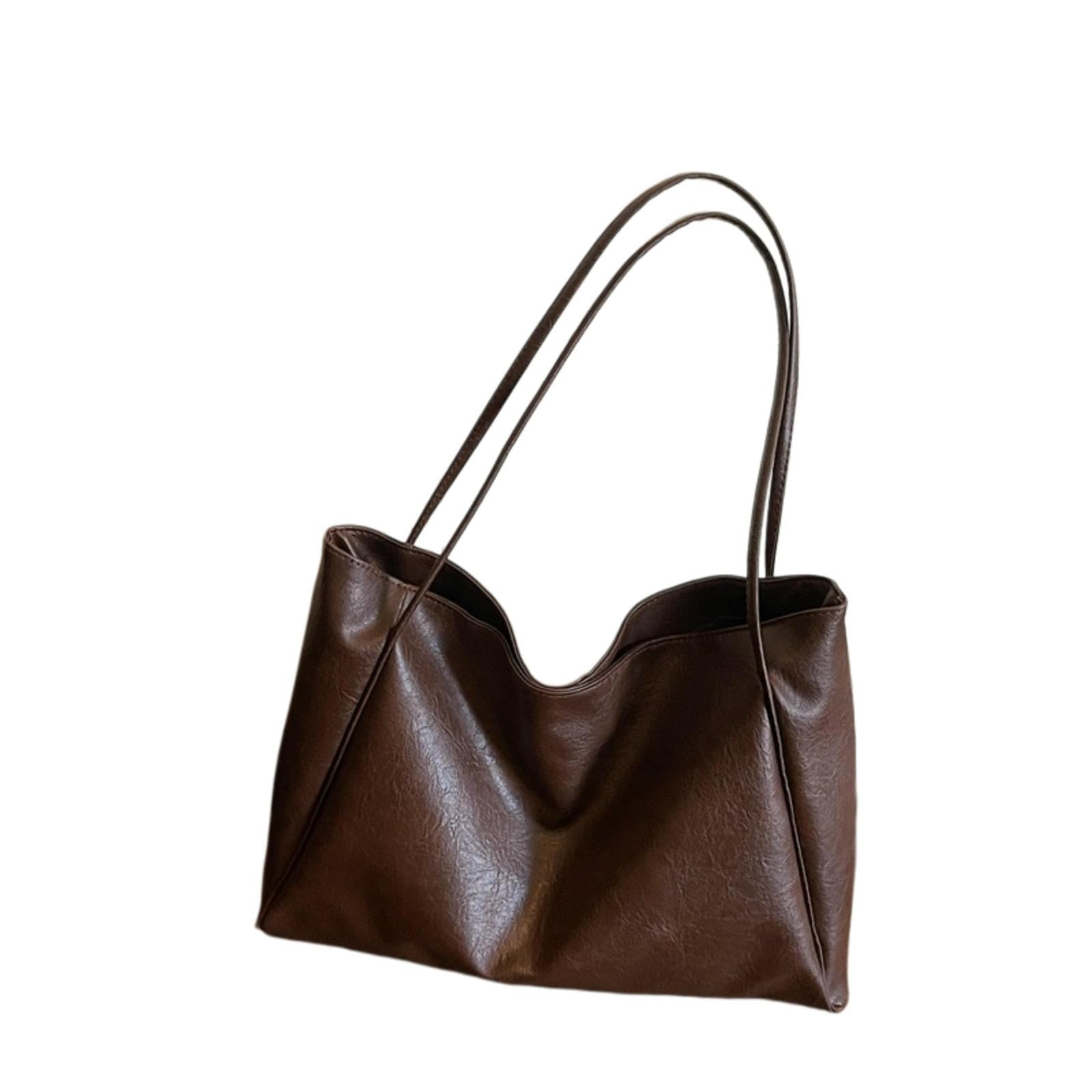 CYUCHENC crossbody bag Trendy, Fashionable, Versatile, Simple, Casual, One-shoulder Portable Tote Cross-coffee Color