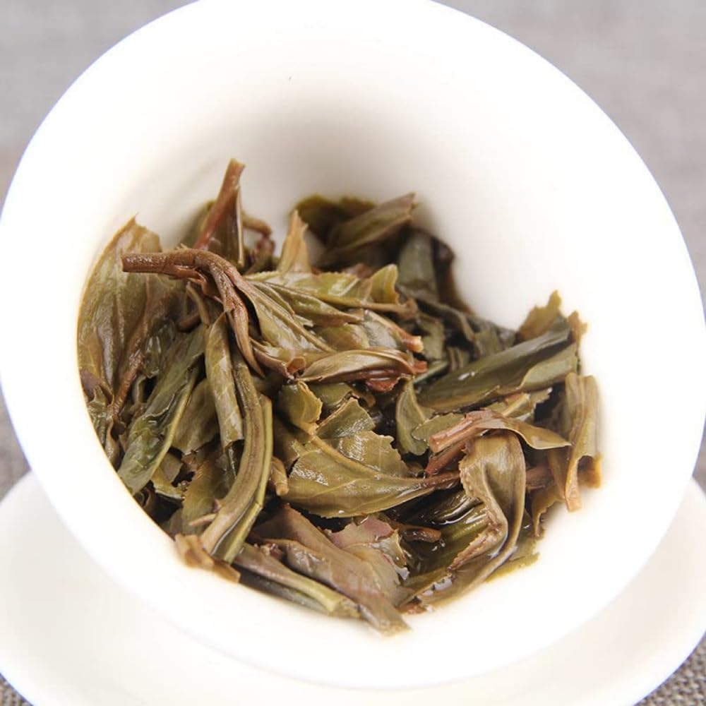 Herbata Surowa Starożytne Drzewoe Pu'er 100g Małe Ciastko Herbaciane, Unikalny Urok Herbaty Zielona Herbata (100 g * 10 szt)