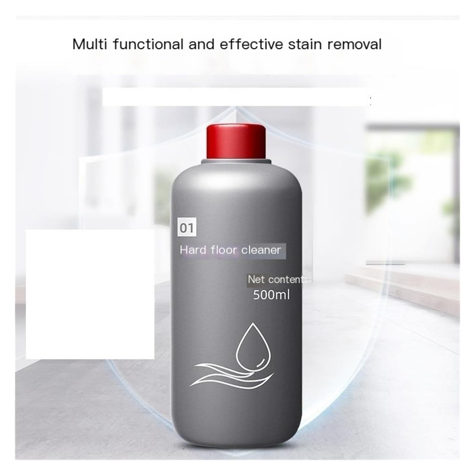 500ML(16.90 fl oz),Solución de limpieza para fregadoras de pisos 。 Compatible para Dyson Nautik 。 Líquido limpiador de suelos multiusos, accesorio de aspiradora(2pcs)
