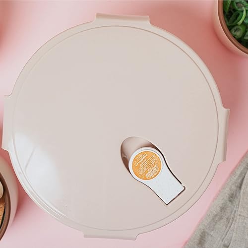Miniatura 8 de AI LOVE PEACE Recipiente para almuerzo de ramen instantáneo para microondas, popote de trigo con ventilación de liberación de vapor, recipiente