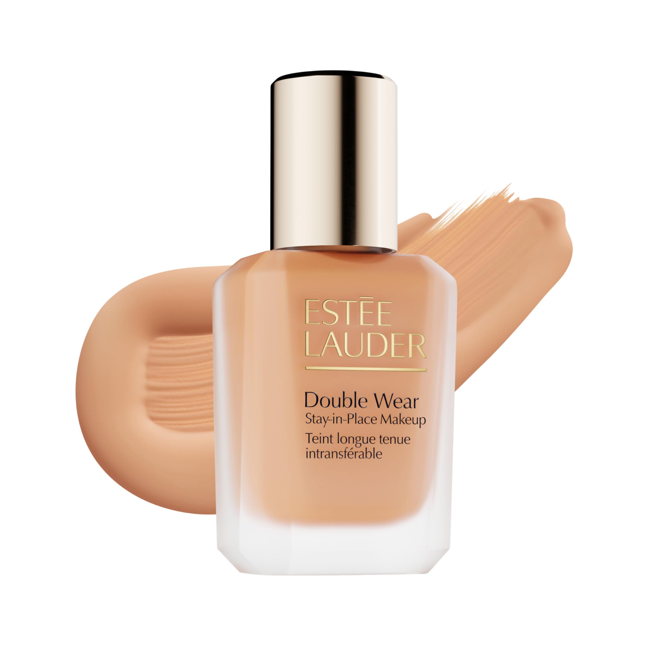 Estée Lauder Double Wear Stay-in-Place Foundation Makeup | 36-Hour Long-Wear Oil-Free Liquid Matte Foundation | Hydrating, Breathable, Buildable | New Formula, 1 Fl Oz, 3W1 Tawny
