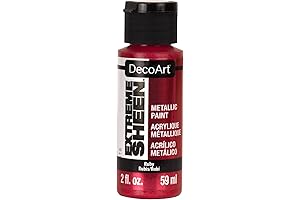 DecoArt Vivid Red Metallic Paint - Extreme Sheen Ruby