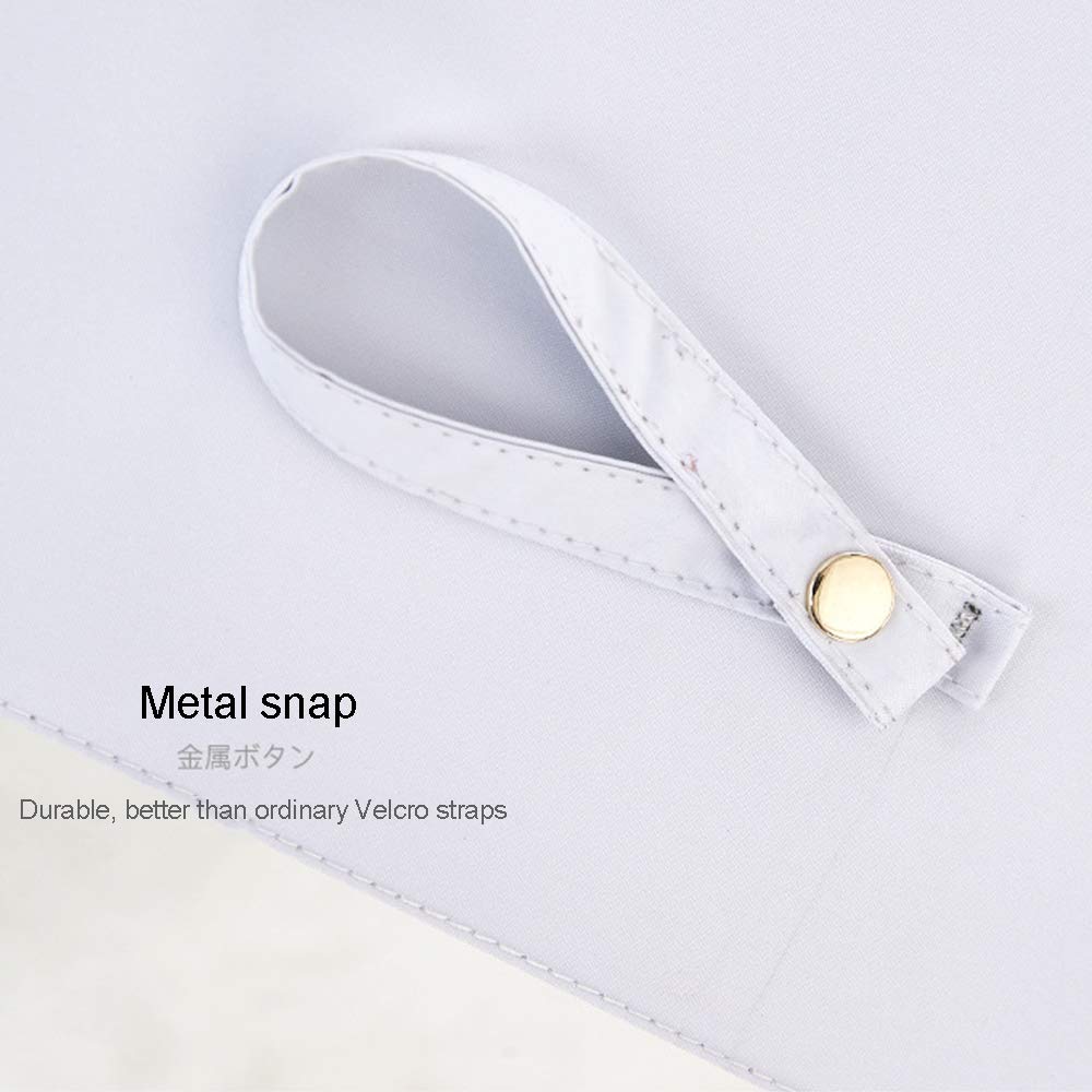 Completamente Automatico Ombra Ombrello Femminile Pieghevole Pioggia E Sole A Duplice Uso Stripes Piccolo Dolce Ultra-Light Mini Ombrellone con Impugnatura Ergonomica