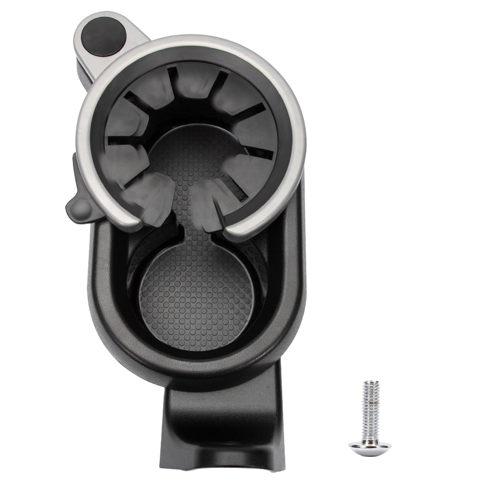 Portabicchieri Console Centrale per Benz Smart Fortwo 451 2007- A4518100370 Auto Portabevande Nero