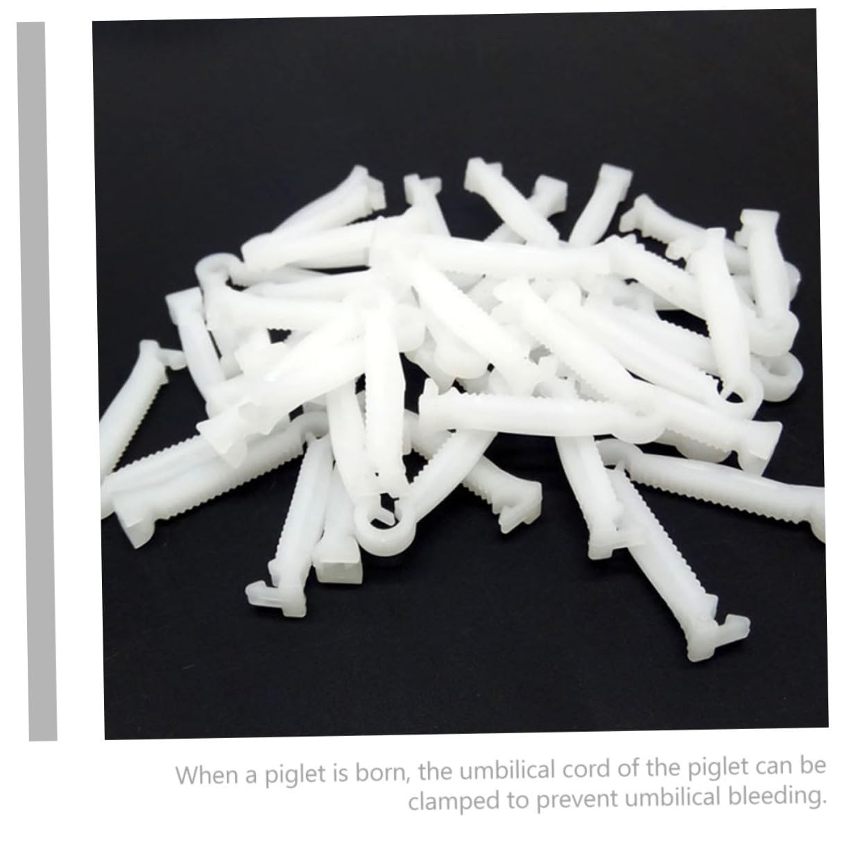 VICASKY 2 Sets Safe Sanitary Disposable Cord Clips Cutting Clamp for Puppies Cats Dogs