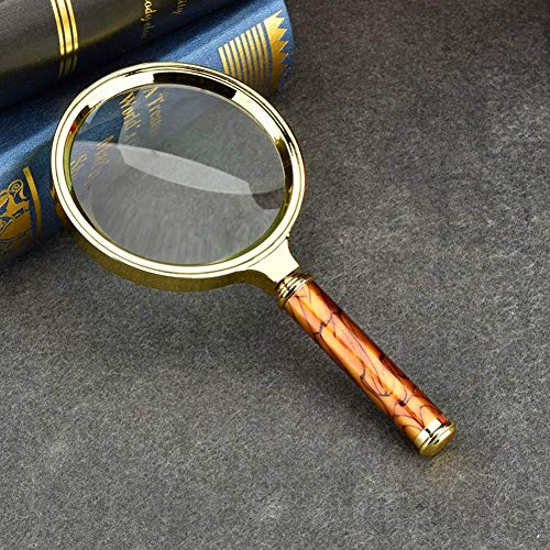 Lupa de lectura de 10x con lente óptica de 80mm y mango ergonómico para joyería 5