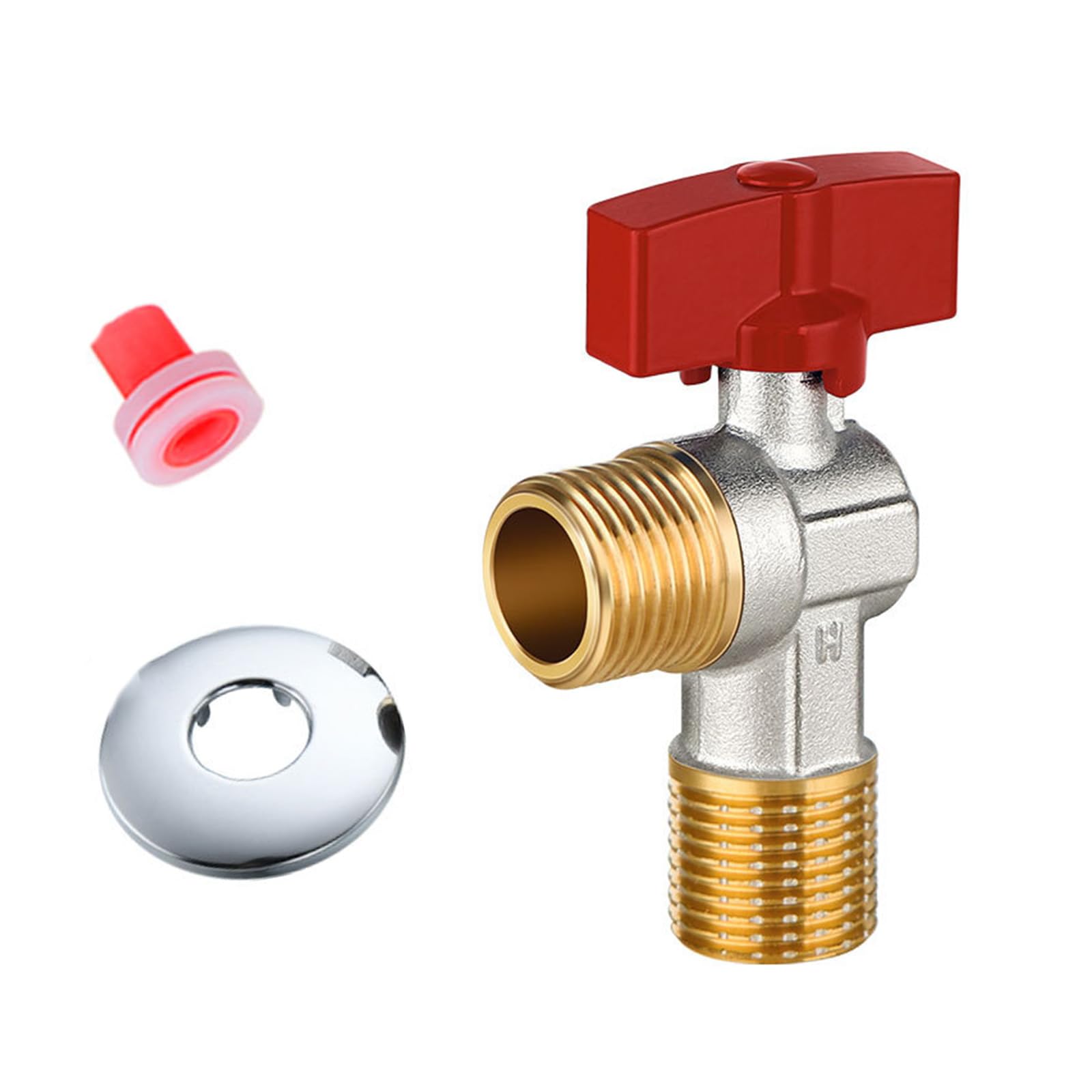 Rgybao G 0.5 Inch High Brass Plumbin Valves With Anti Erosion Finish Simple Install For Homes Water Supply Systems Easy Installs Copper Pipe Valves