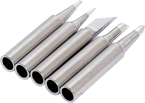 Miniatura 4 de Kaseamu 5pcs 2,952.8 ft puntas de soldador, puntas de soldadura premium para Hakko, Aoyue, Yihua, Vastar, Sywon, Atten, Quick, Ryobi, Tabiger,