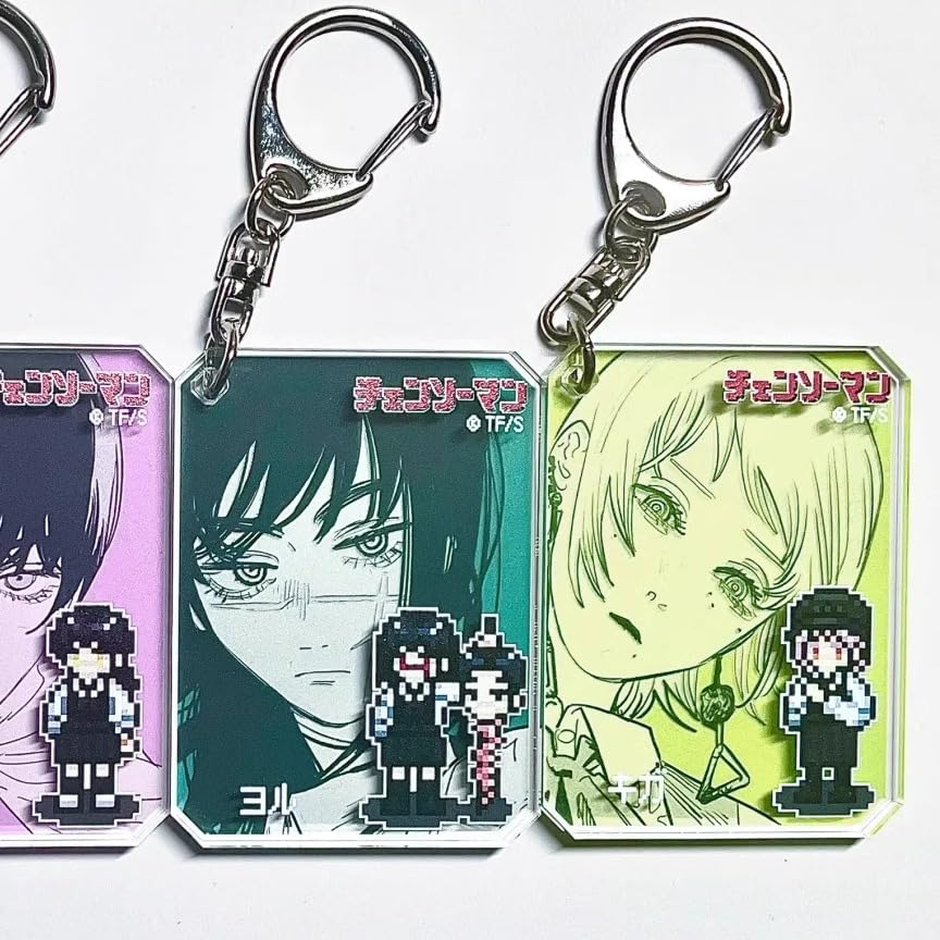Amazon.co.jp: チェンソーマン キーホルダー 悪魔 マキマ 三鷹アサ 