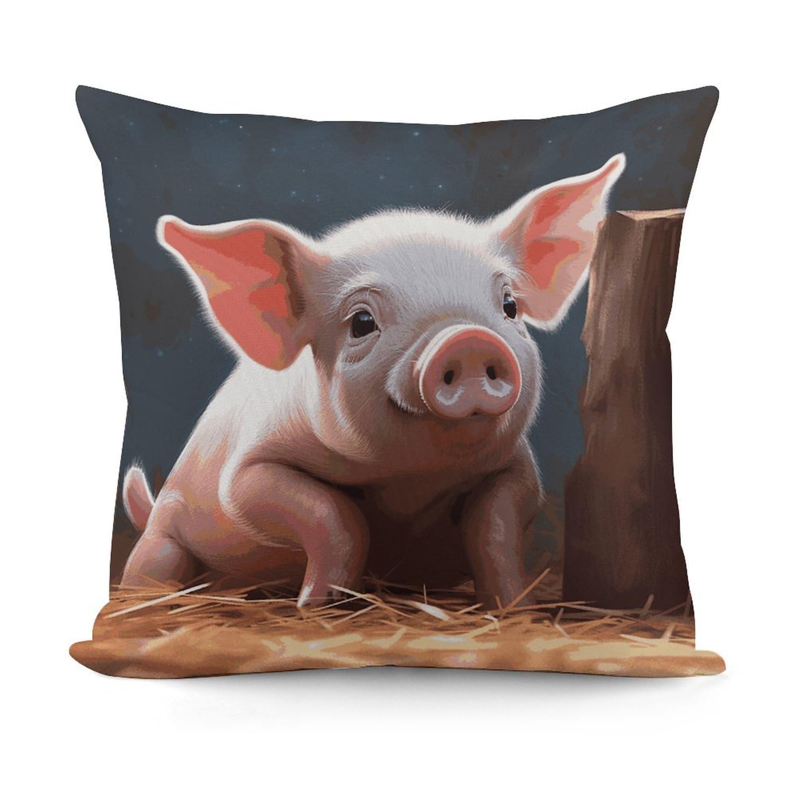 Adfgyerh Style Smiling (19) Decorative Pillow Covers, Throw Pillow Covers Soft For All Seasons, Pillowcases For Couch Living Room Sofa Bedroom 18X18 Inch