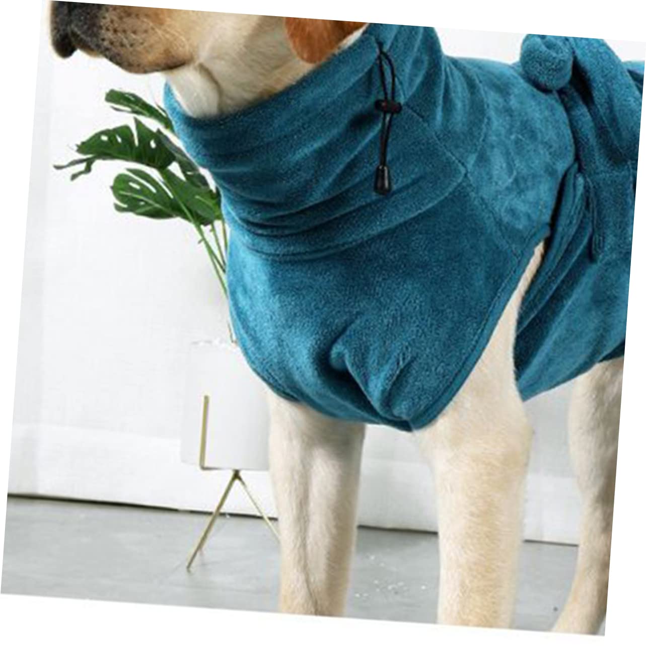 Angoily Accappatoio per Cani ad Asciugatura Rapida con Cintura Regolabile | Colore Verde, Nylon e Poliestere, per Cuccioli e Cani 2-15kg, Autunno e Inverno
