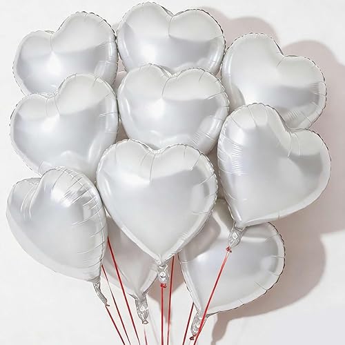 Miniatura 14 de 10 globos de papel de aluminio verde oliva en forma de corazón de 18 pulgadas, corazón verde retro para baby shower, boda, decoraciones de San 18