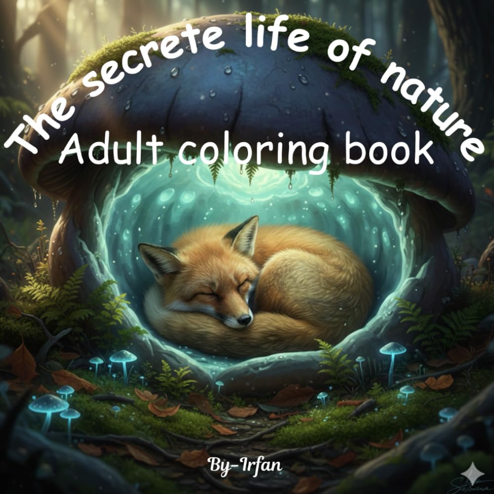 The Secret Life of Nature: Coloring for Mindful Adults: A Nature-Themed Adult Coloring Book for Peaceful Moments