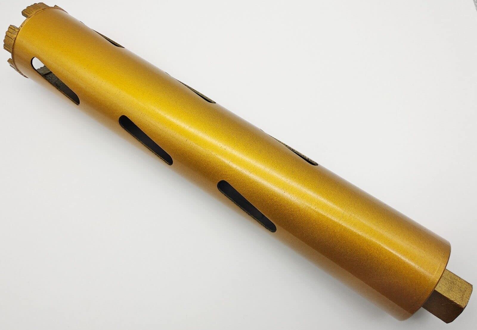Corona diamantata professionale da 450 mm, punta a corona Turbo a nucleo bagnato asciutto, diametro 51,63,76,83 mm; attacco filettatura regolare M22; adattatore opzionale SDS Plus o SDS MAX (Ø 76 mm x