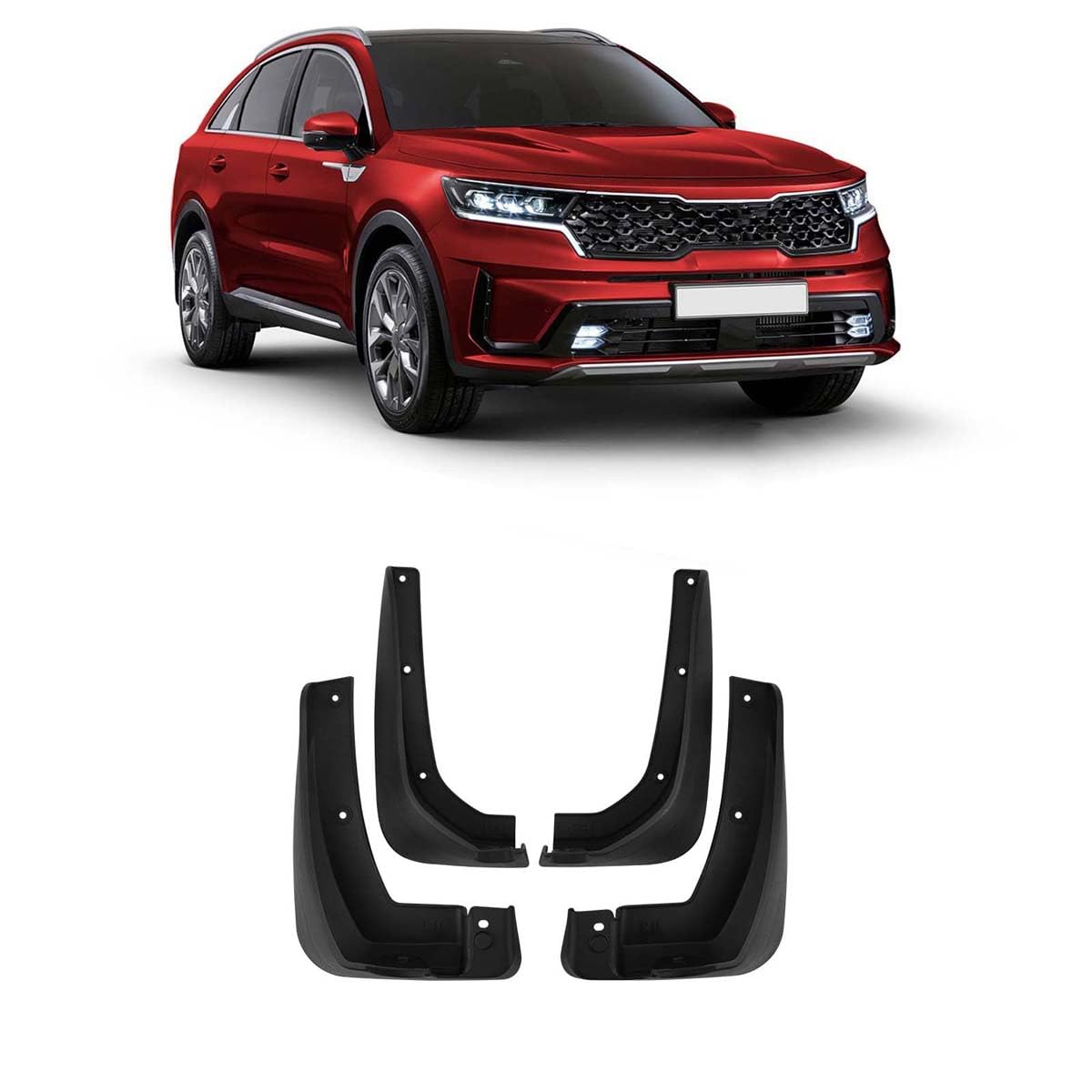 BXQDAM Car mud flaps,Compatible with Kia Sorento 2019-2021,Car exterior accessories