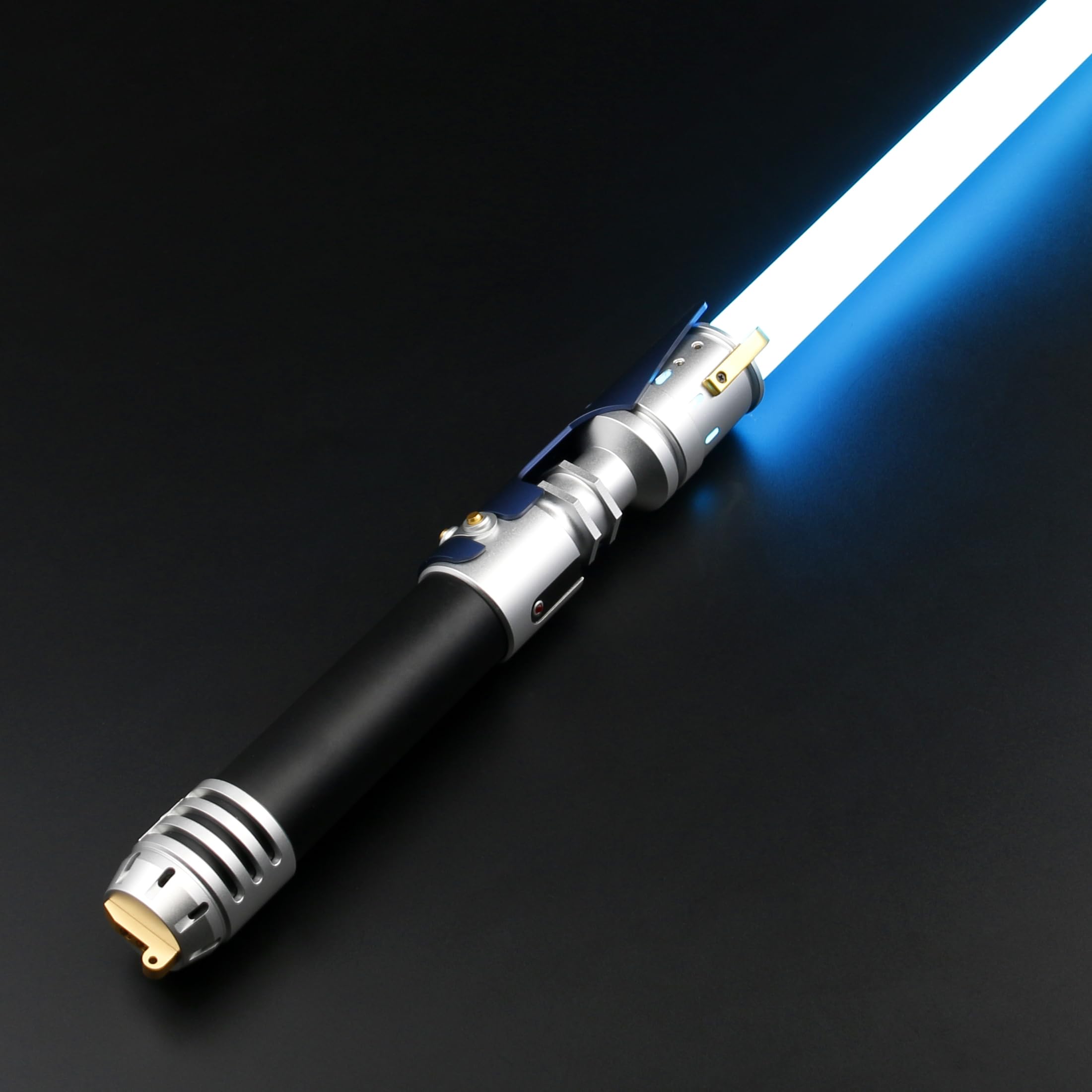 Relic Hunter Light Saber RGB 12 Colors Changeable 16 Sets Smooth Swing Sound Fonts Dueling Light UP Sword with 82cm Blade