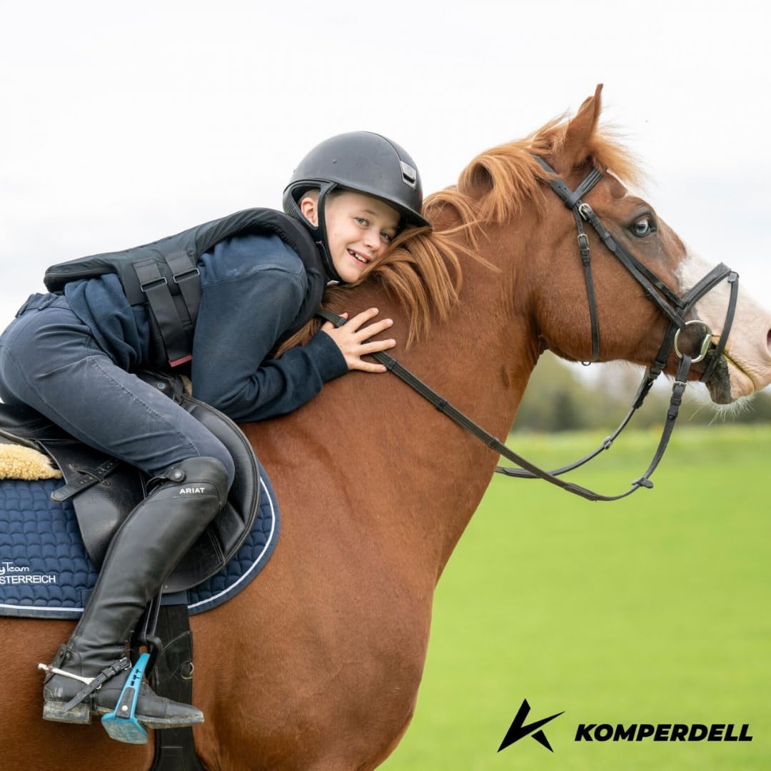 Komperdell RL24 Kinder Sicherheitsweste Safety Vest Ultra Vario Rückenprotektor Frontzip Protektorenweste Schwarz Gr. 116-164