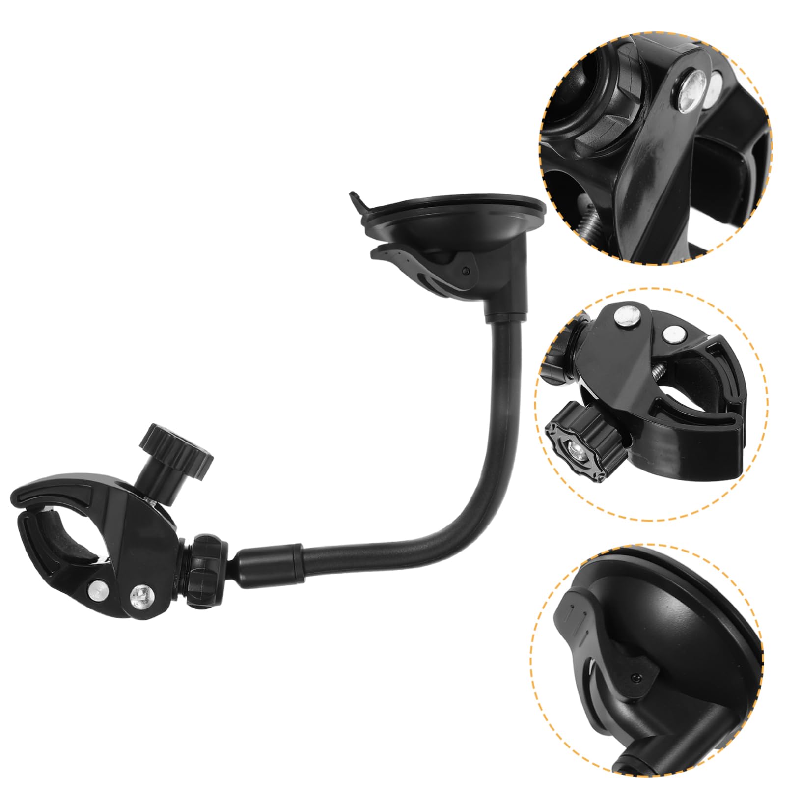 NOLITOY 5piezas Soporte De Pared para Secador De Pelo Ventosa Organizador De Herramientas Capilares Soporte Duradero para Baño Colgador De Secador De Pelo Compacto y Funcional