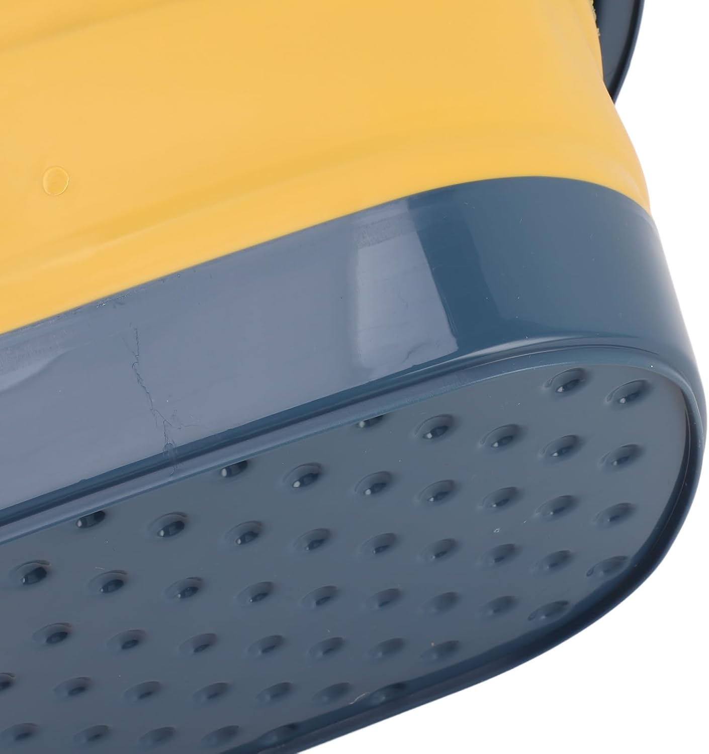 CCYLEZ Foot Soak Tub, PP Silicone Compact Foot Soaking Bucket for Home (Locke Yellow)